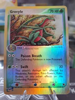 Grovyle 31/109 Ruby and Sapphire Reverse Holo Rare Pokemon 2003 MP - Image 1