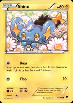 Shinx 44/122 Common BREAKpoint Pokemon NM - Image 1