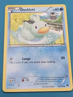 Ducklett 36/122 XY - BREAKpoint Pokemon LP - Image 1