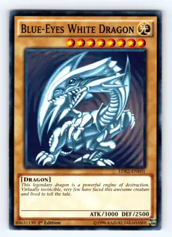 Yugioh Blue-Eyes White Dragon (Version 2) LDK2-ENK01 Common - NM 💎 - Image 1