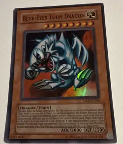 Yugioh Blue-Eyes Toon Dragon DB1-EN066 Super Rare NM - Image 2