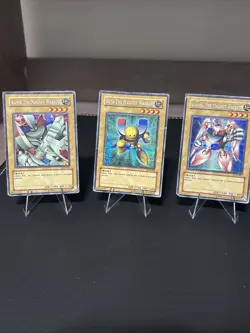 Yugioh Alpha Beta Gamma Magnet Warrior Set of 3! Secret Rare DOR-001 - 003 NM - Image 1