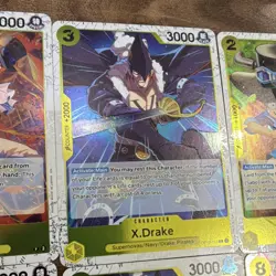 Bandai One Piece Card Game Sabo X.Drake Gedatsu OP10 ST13 OP05 Holo 10 Cards - Image 3