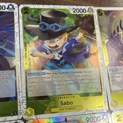 Bandai One Piece Card Game Sabo X.Drake Gedatsu OP10 ST13 OP05 Holo 10 Cards - Image 4