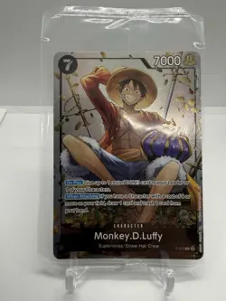 One Piece Monkey D. Luffy P-075 English Promo Tin Set Vol 2 Exclusive Sealed - Image 1