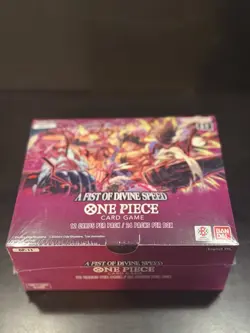 ⚡One Piece OP-11 A Fist of Divine Speed English Sealed Booster Box W Case - Image 2