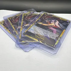 Bandai One Piece CCG OP-14 Crocodile Foil Lot (4 Cards, English, Card Stock) - Image 1