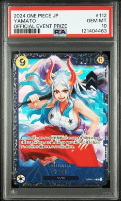 One Piece Japanese Yamato OP04-112 Official Event Prize Promo PSA 10 - Image 1