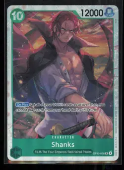 Shanks (028) OP13-028 One Piece Carrying On His Will Super Rare Near Mint - Image 1