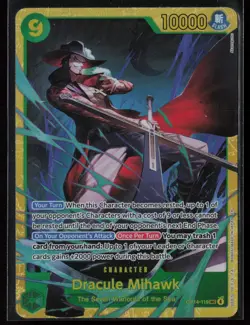 Dracule Mihawk OP14-119 One Piece The Azure Sea's Seven Secret Rare Near Mint - Image 1