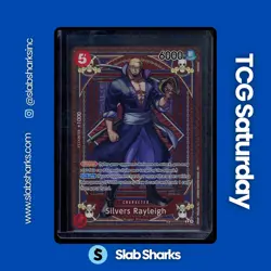 2025 ONE PIECE A FIST OF DIVINE SPEED #OP09-005 SILVERS RAYLEIGH SPECIAL ALT ART - Image 1