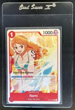 2023 One Piece Premium Card Collection FILM RED Edition Nami #ST01-007 - Image 1