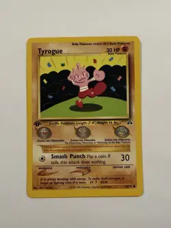 Vintage Pokemon Card Lot Neo Discovery Unown Eevee Spinarak Tyrogue Caterpie - Image 5