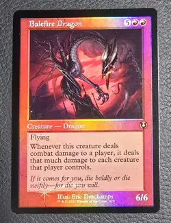 MTG English Balefire Dragon (Retro Frame) NM Foil Innistrad Remastered - Image 1