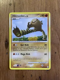 Pokemon Card- Hitmonlee 100/146 (Legends Awakened, 2008) Non-Holo, - Image 1