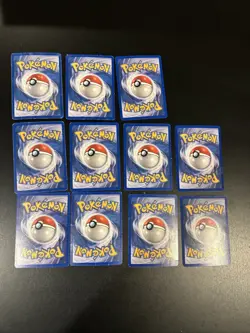 LOT of 11 DAMAGED early Ex Era Reverse Holo Pokemon Cards - Image 2