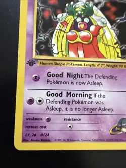 SABRINA'S JYNX 1st Edition POKEMON Gym Heroes 2000 Trading Card 59/132 TCG - Image 5