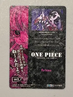 Perona - One Piece Caramel Popcorn Card 012 - Memorial Log - Japanese - Image 2
