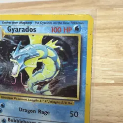 Pokemon Gyarados Base Set Holo Rare 6/102 100 HP English 1999 Trading Card - Image 3