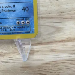 Pokemon Gyarados Base Set Holo Rare 6/102 100 HP English 1999 Trading Card - Image 5