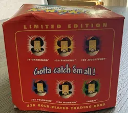 SEALED 1999 Burger King Pokemon Charizard 23K Gold Plated Pokemon Trading Card - Image 4