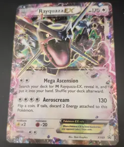 Pokemon Rayquaza EX XY69 Shiny Black Star Promo Holo Rare Card - Image 1