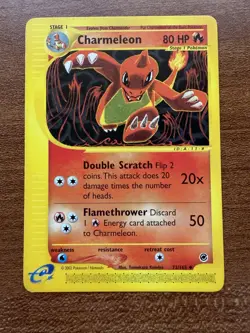 Pokemon TCG Charmeleon Expedition Base Set Card 73/165 Regular Uncommon NM - Image 1