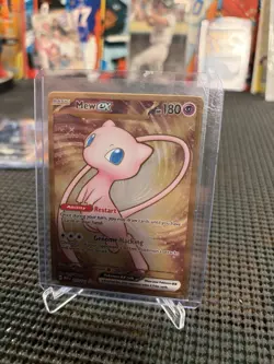 Pokemon TCG Mew 205/165 Scarlet & Violet 151 Gold Hyper Rare Card (See Disc) - Image 1