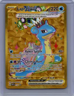 Lapras ex #164 Near Mint or Better SV: Scarlet & Violet Promo Cards - Image 1