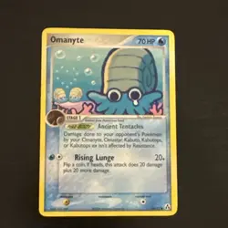 Pokemon Omanyte 60/92 Legend Maker 70 HP Common English Card - Image 1