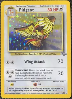 Pidgeot 08/64 Jungle Holo - Pokemon Card - Image 1