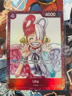Uta - OP01-005 - Promo - One Piece Card Game - Film RED N/M English TCG - Image 1