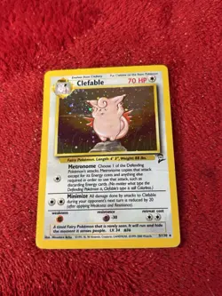 Clefable 005/130 Base Set 2 Holo Wotc Pokemon Card Hp - Image 1