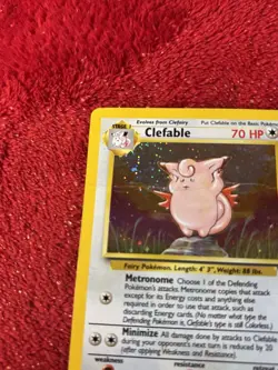 Clefable 005/130 Base Set 2 Holo Wotc Pokemon Card Hp - Image 2