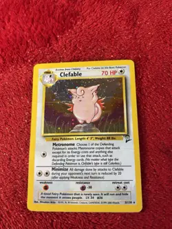 Clefable 005/130 Base Set 2 Holo Wotc Pokemon Card Hp - Image 4