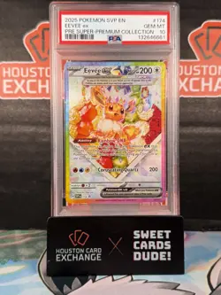 Eevee ex 174 Sv: Scarlet & Violet Promo Cards Holo (PSA 10) - Image 1
