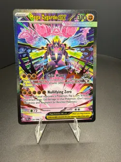 Mega Zygarde ex 120/088 Me03: Perfect Order Holo And Tyrunt ETB Promo Card - Image 1