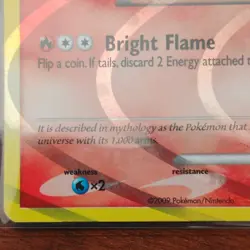 Pokemon Arceus Arceus AR3 Holo Rare 80 HP Bright Flame Pokemon Card 2009 English - Image 4