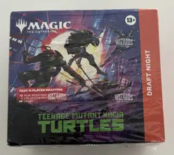 Magic The Gathering Teenage Mutant Ninja Turtles DRAFT NIGHT BOOSTER BOX Sealed - Image 1