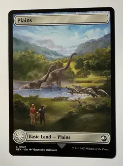 Plains #21 (NM) Jurassic World REX Magic MTG - Image 1
