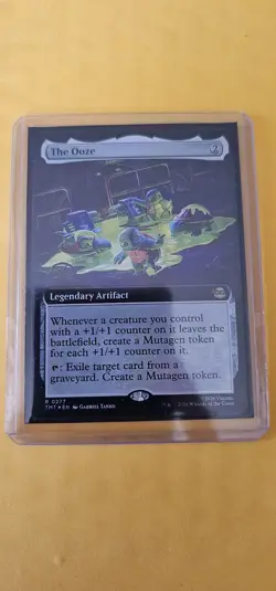 The Ooze Extended Art Teenage Mutant Ninja Turtles Foil MTG Magic The Gathering - Image 1