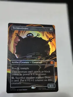 Technodrome X1 BORDERLESS FOIL-NM/M-Teenage Mutant Ninja Turtles - Image 2