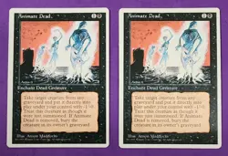 MTG Magic The Gathering - Animate Dead - x2 4th Edition LP (Lightly Played) - Image 1