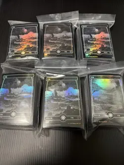 MTG 600 Foil VOW MID Basic lands - Image 1