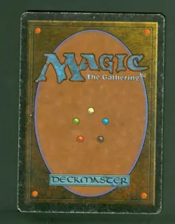 JUZAM DJINN Arabian Nights rare Magic the Gathering Hand Signed - Image 3