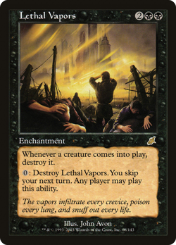 Lethal Vapors #68 (MP) Scourge SCG Magic MTG - Image 1