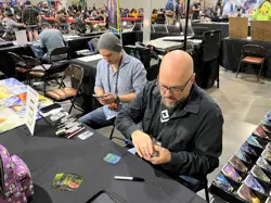 EYE FOR AN EYE Arabian Nights uncommon Magic the Gathering MP Hand Signed - Image 5