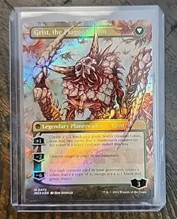 MTG - Grist, Voracious Larva Borderless Textured Foil - MH3 - Unplayed - Mint - Image 2