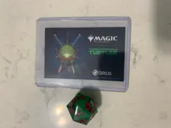 Sirius Ninja Turtles Raphael Spindown D20 Legendary Limited Edition TMNT MTG 114 - Image 2