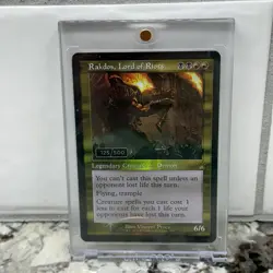 MTG Rakdos, Lord of Riots Foil Serialized 125/500 Rare in UltraPro Hard Case - Image 1
